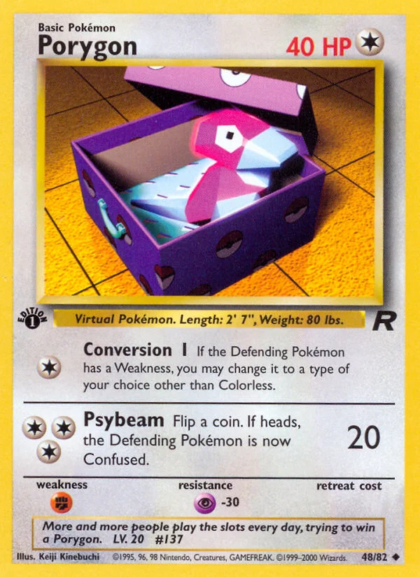 Porygon Pokemon card