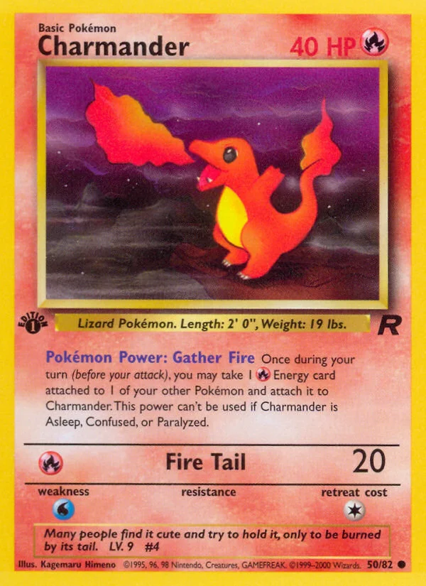 Charmander Pokemon card