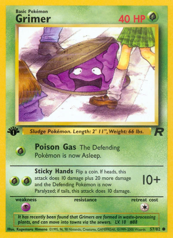 Grimer Pokemon card