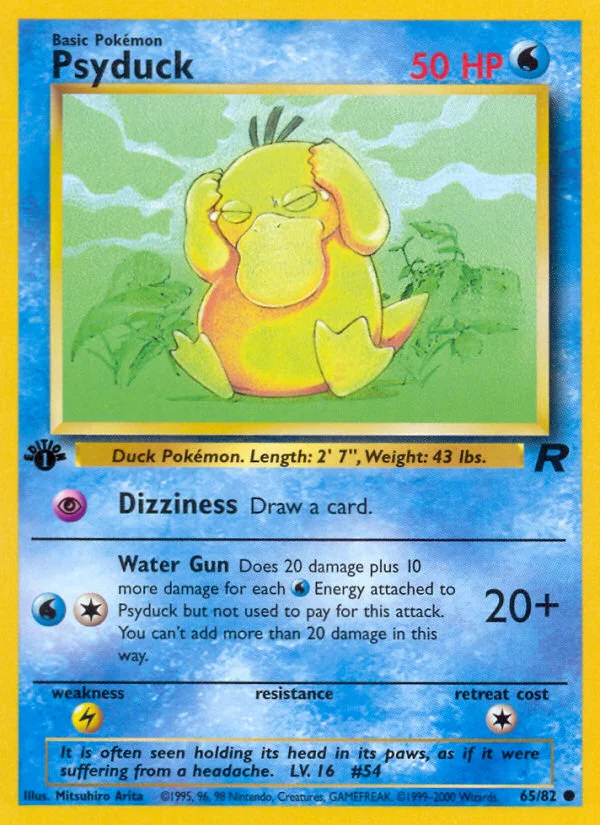 Psyduck Pokemon card