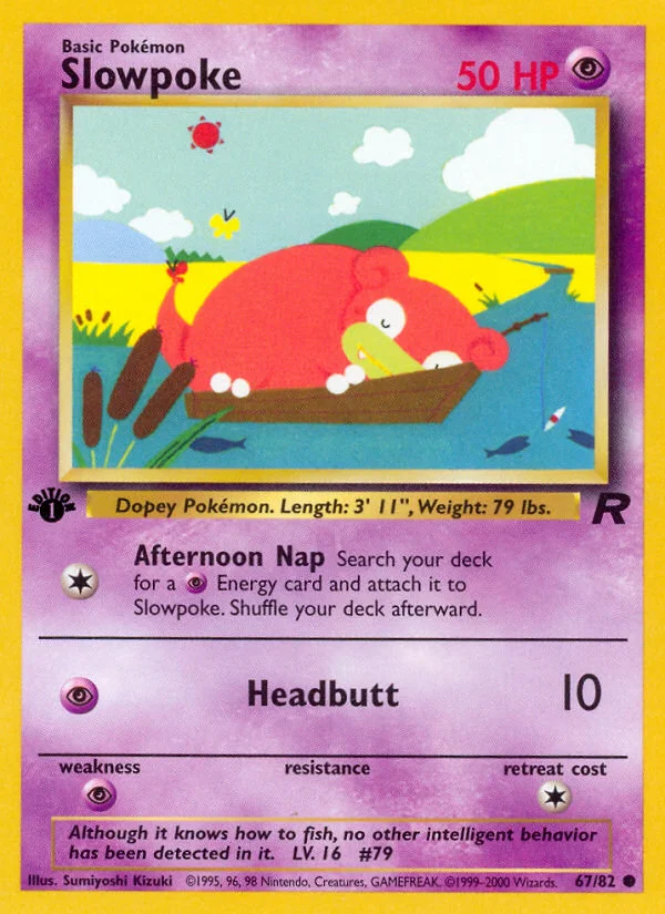 Slowpoke Pokemon card
