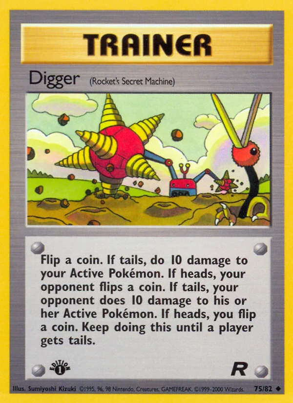 Digger Pokemon card
