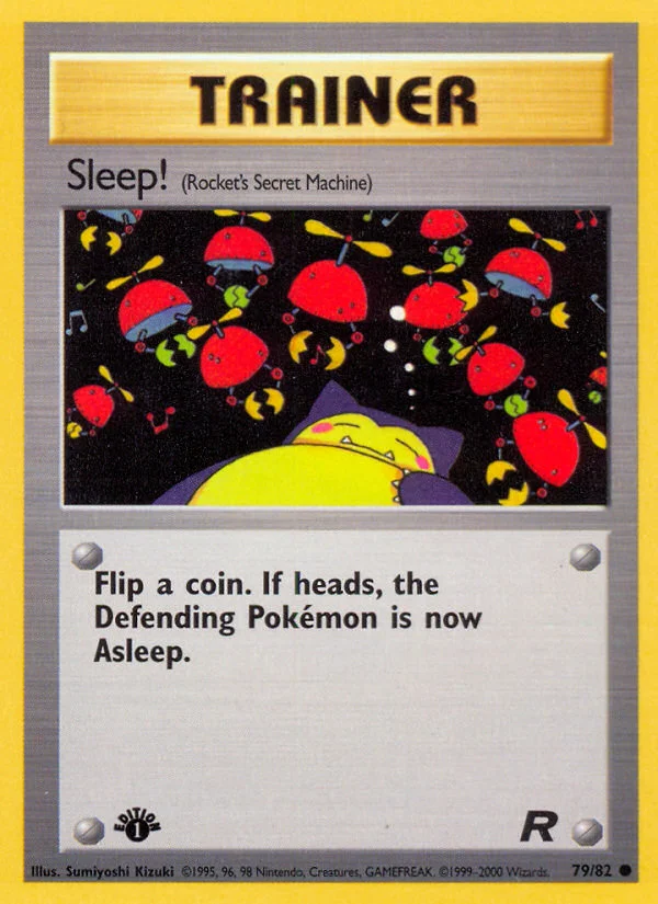 Sleep! Pokemon card