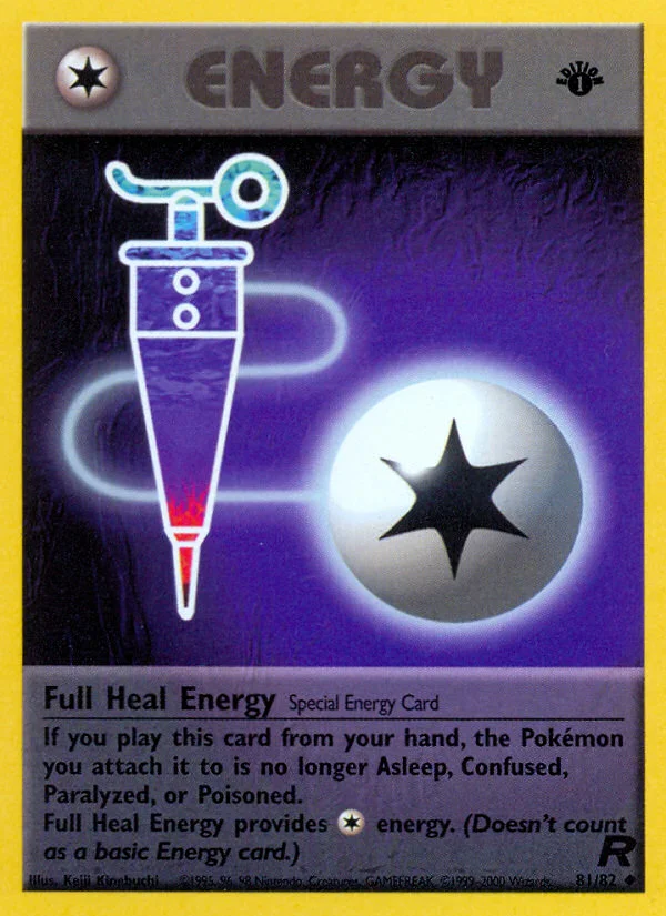 Full Heal Energy Pokemon card