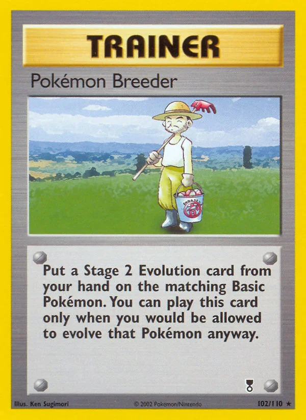 Pokémon Breeder Pokemon card