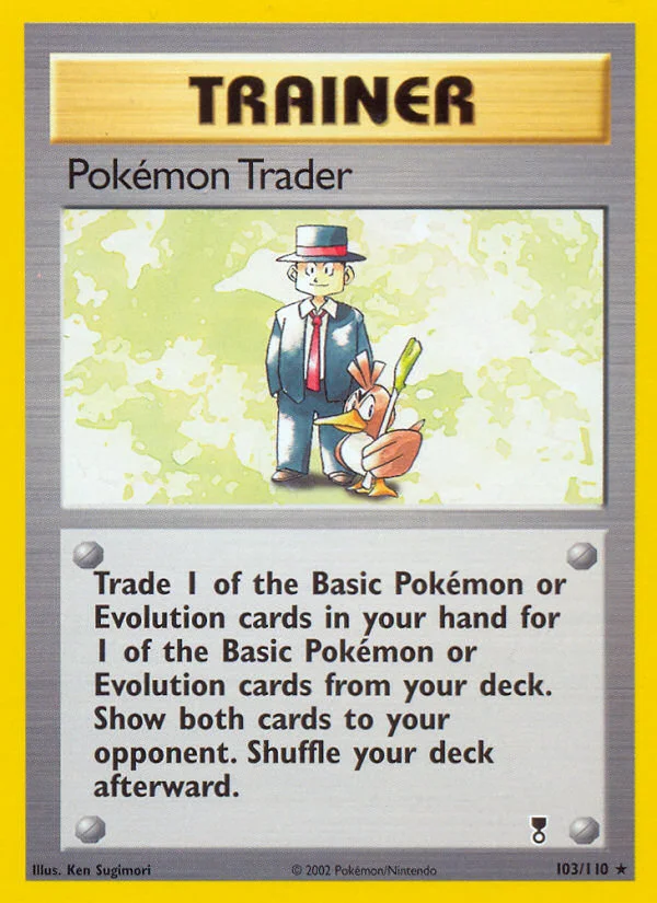 Pokémon Trader Pokemon card