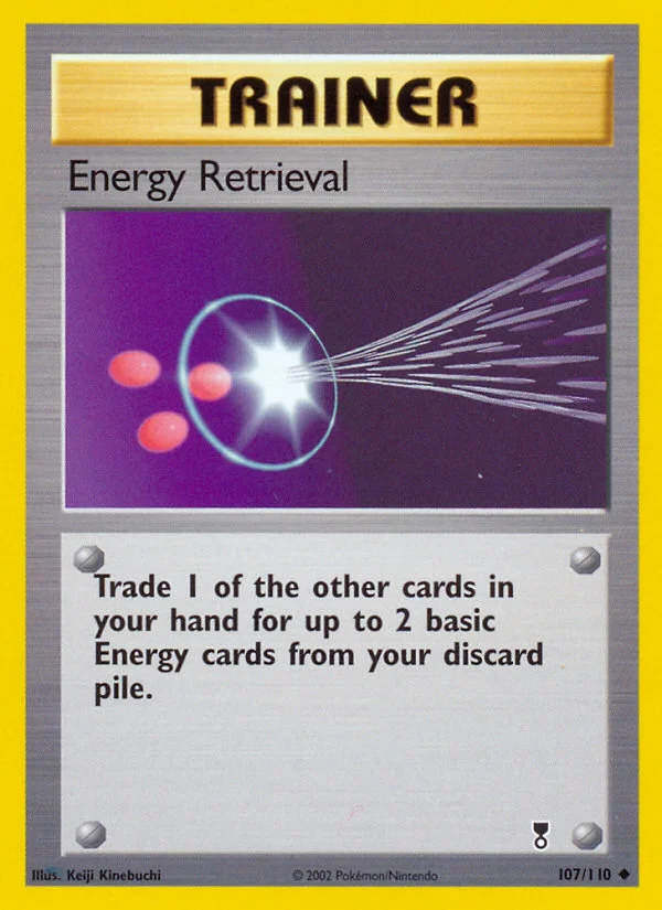 Energy Retrieval Pokemon card