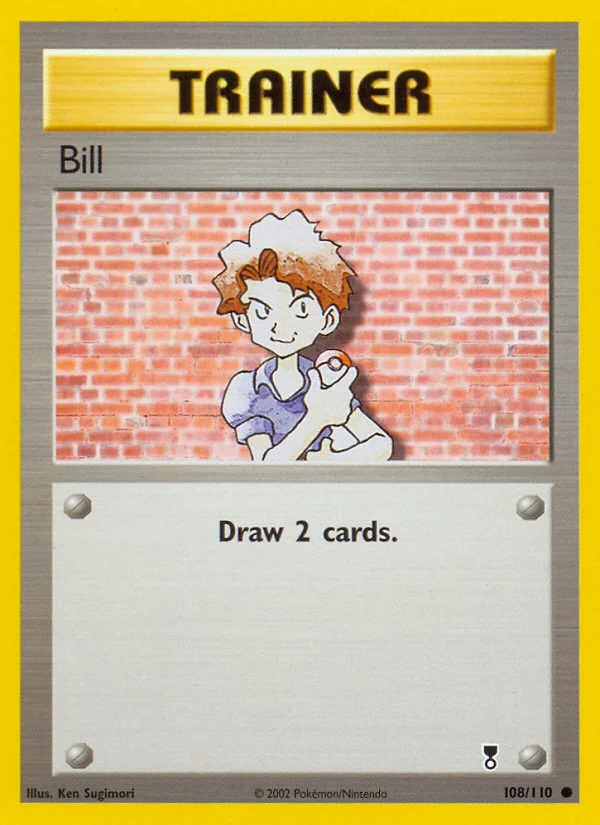 Bill Pokemon card
