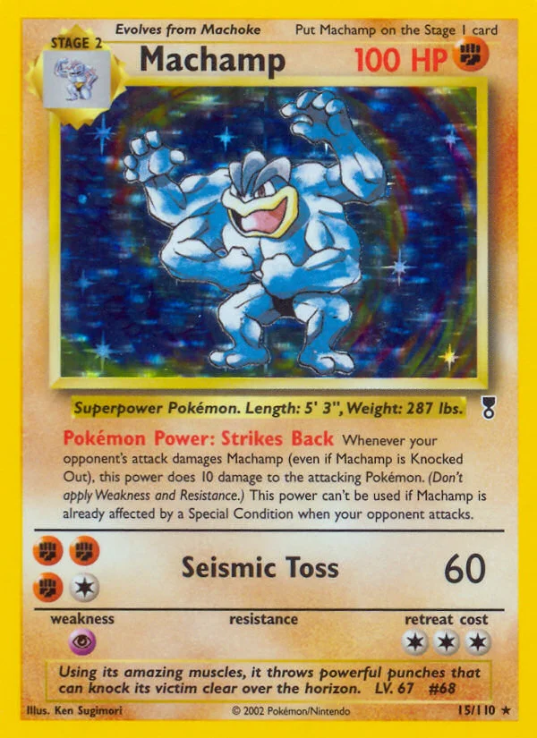 Machamp Pokemon card