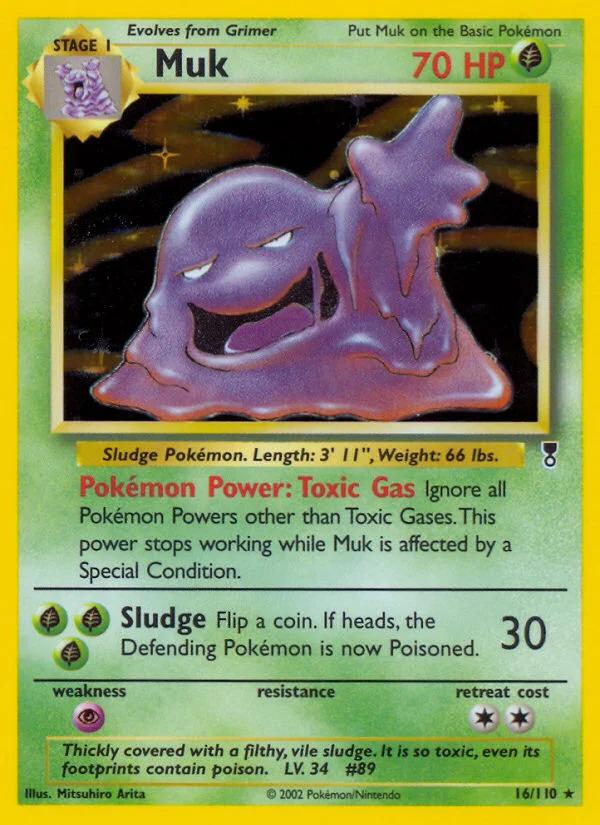 Muk Pokemon card