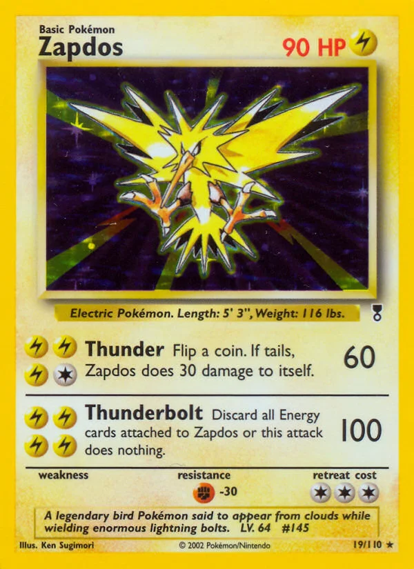 Zapdos Pokemon card