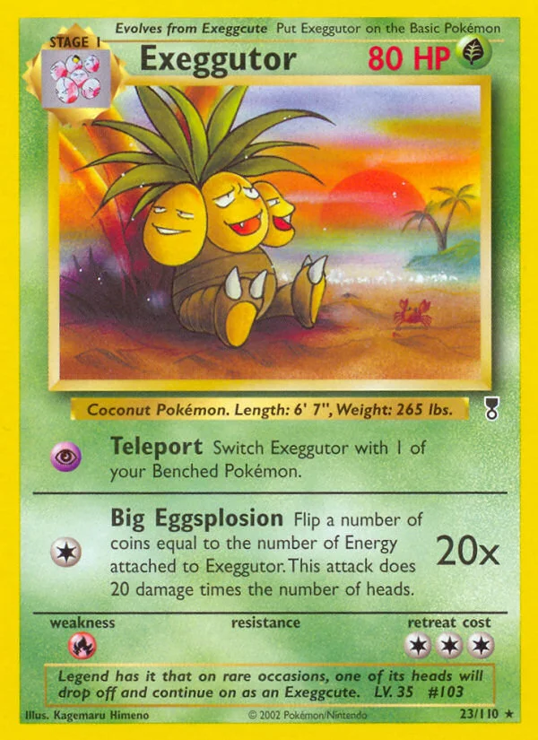 Exeggutor Pokemon card