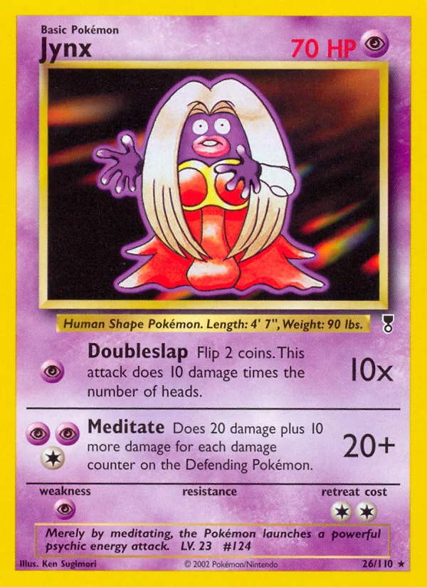 Jynx Pokemon card