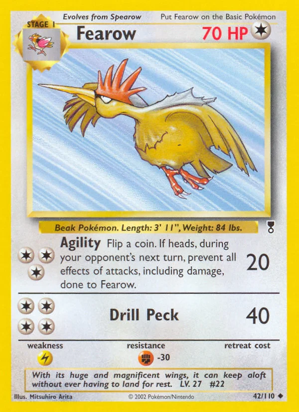 Fearow Pokemon card