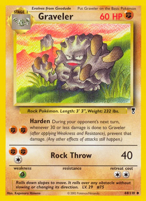 Graveler Pokemon card