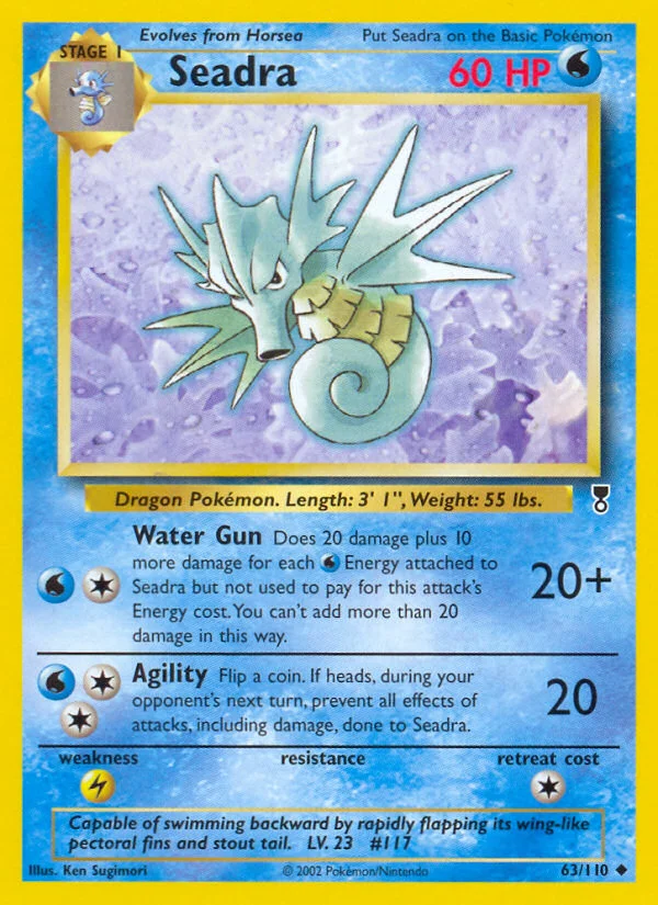 Seadra Pokemon card