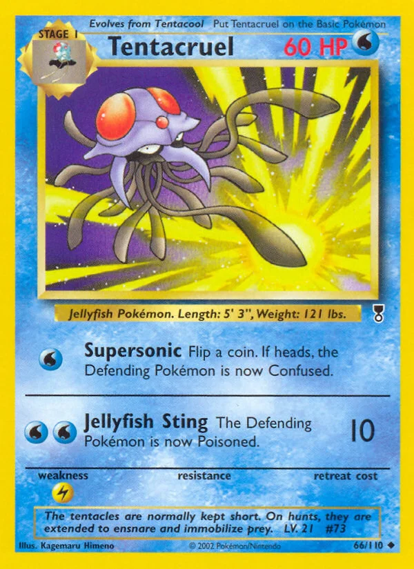 Tentacruel Pokemon card