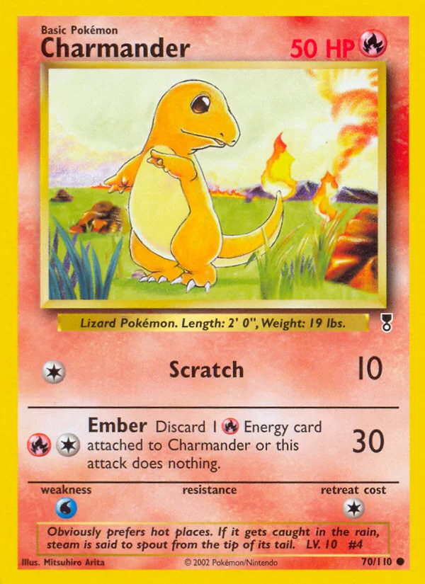 Charmander Pokemon card
