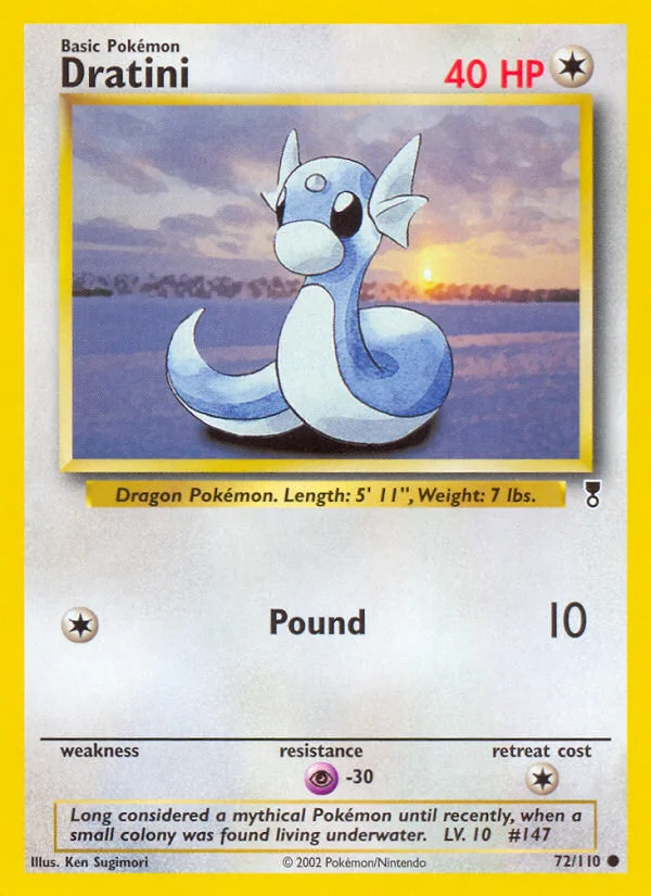Dratini Pokemon card