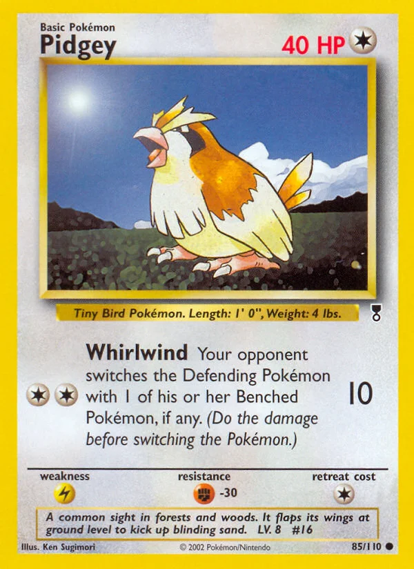 Pidgey Pokemon card