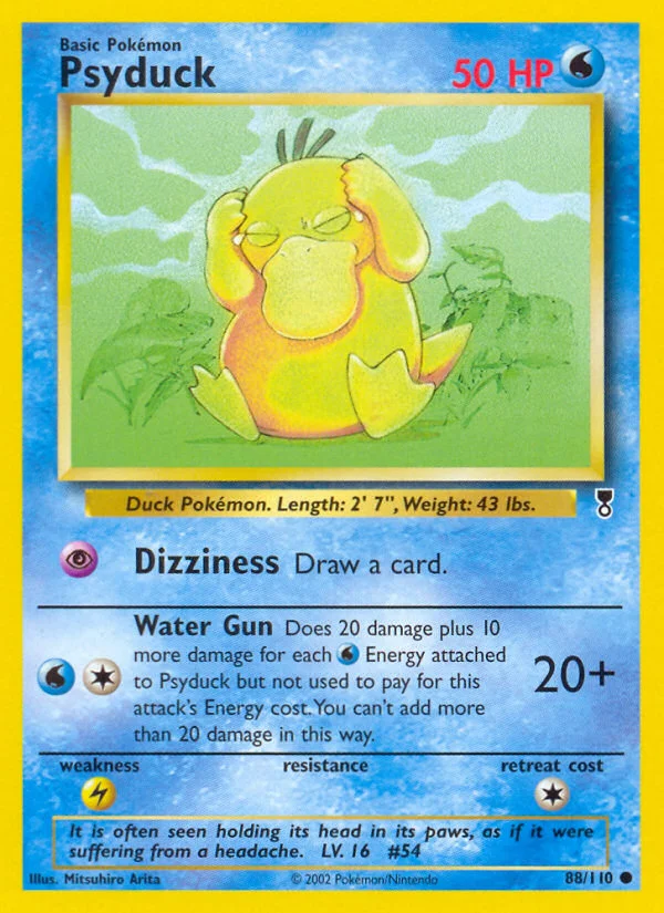 Psyduck Pokemon card