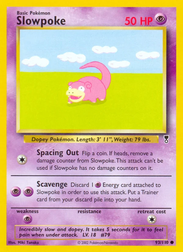 Slowpoke Pokemon card