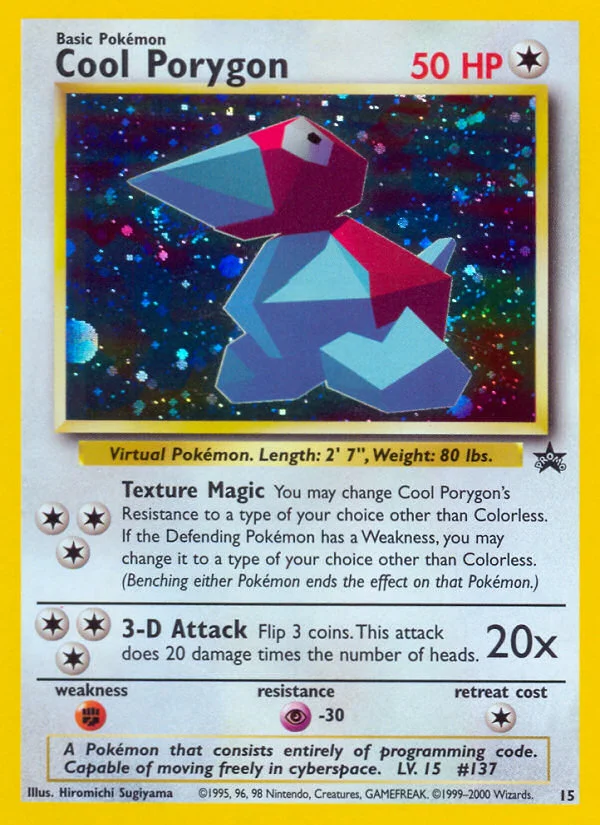 Cool Porygon Pokemon card