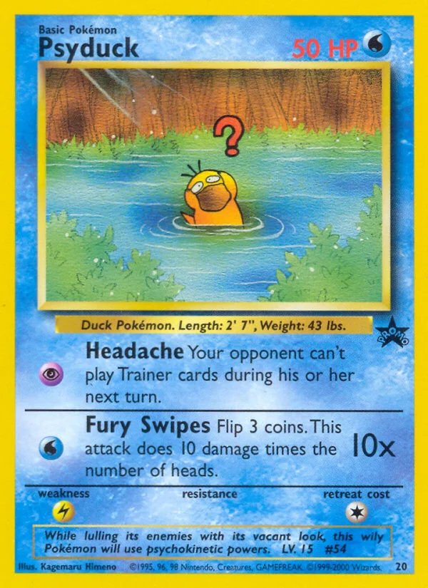Psyduck Pokemon card