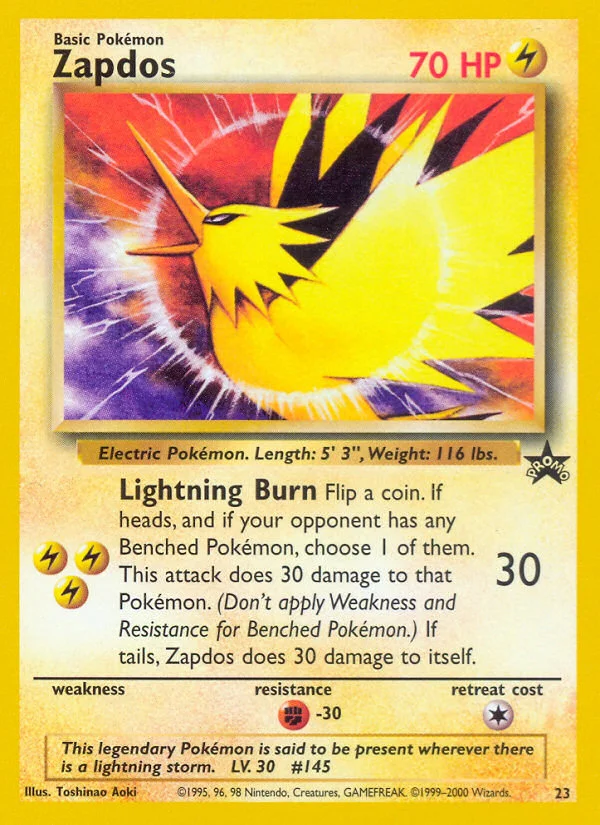 Zapdos Pokemon card