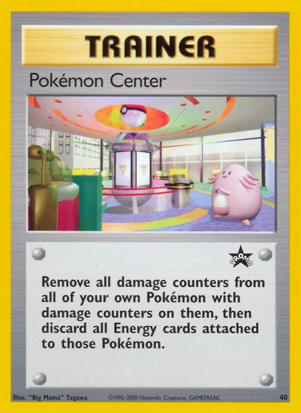 Pokémon Center Pokemon card