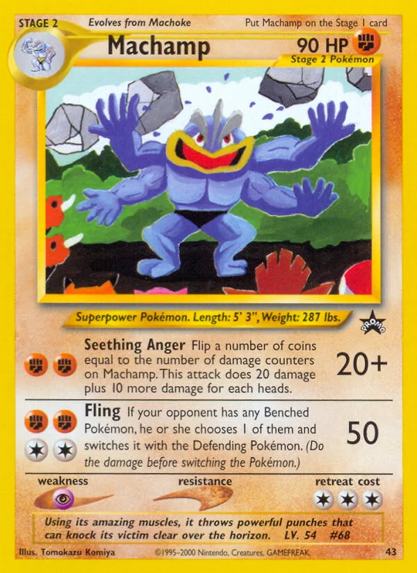 Machamp Pokemon card