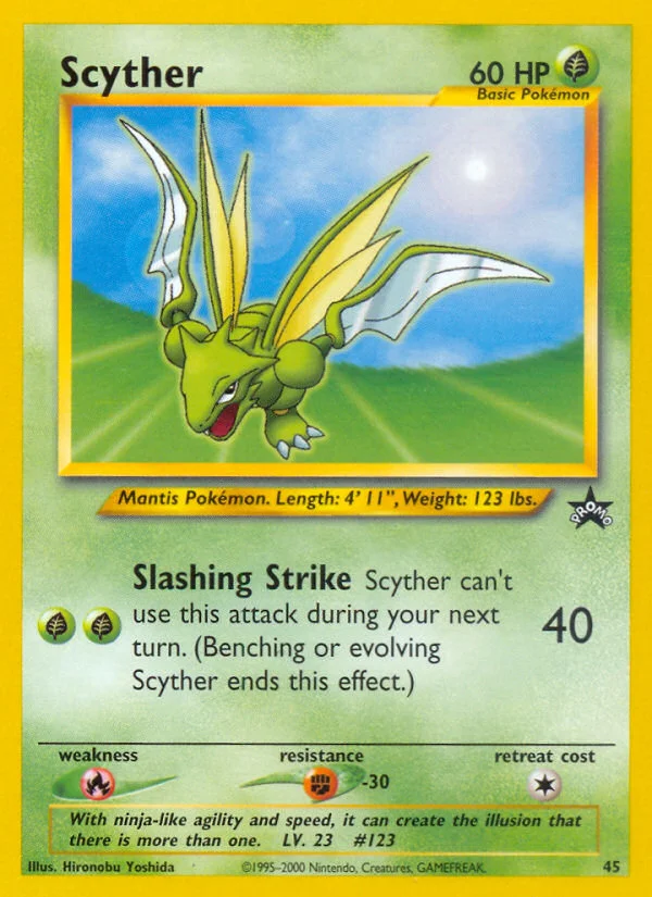 Scyther Pokemon card