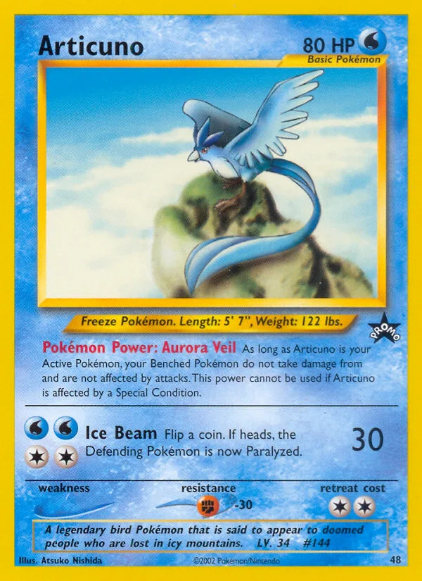 Articuno Pokemon card