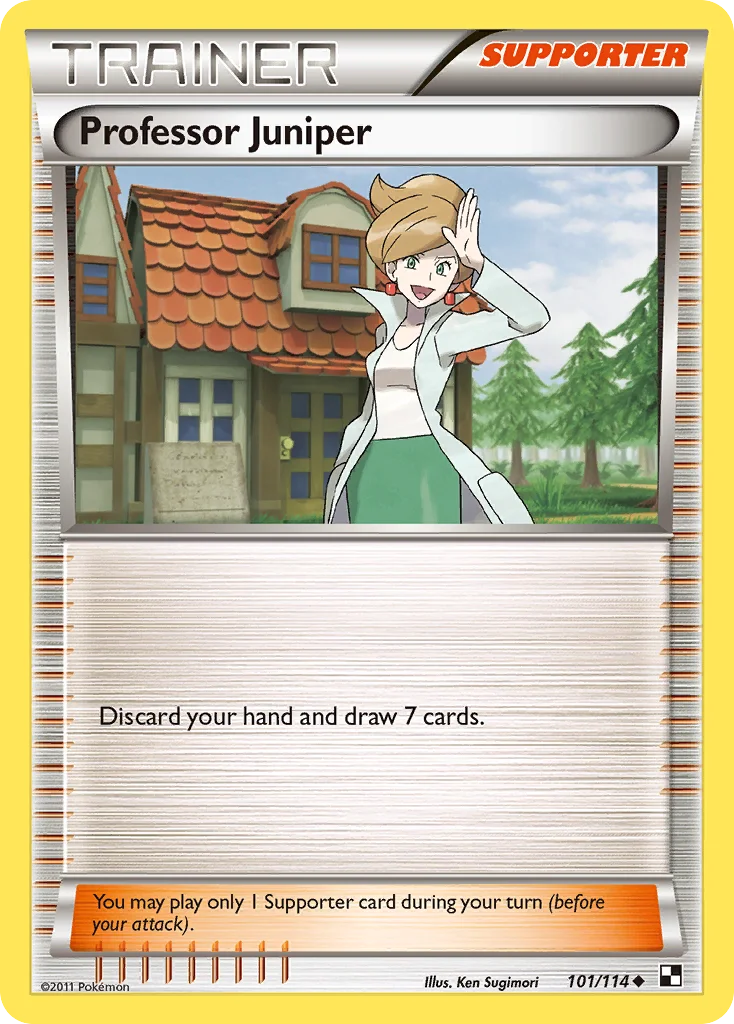 Professor Juniper Pokemon card