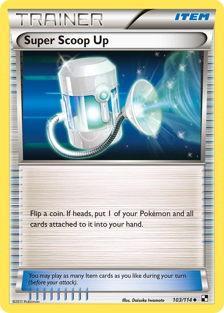 Super Scoop Up Pokemon card