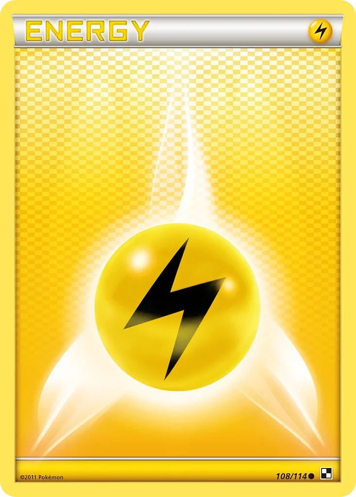 Lightning Energy Pokemon card
