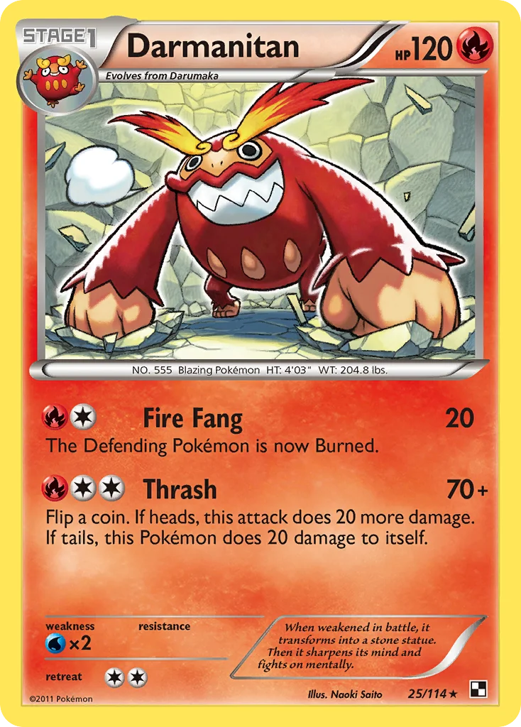 Darmanitan Pokemon card