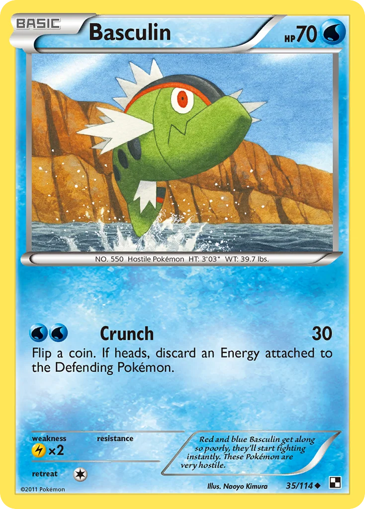 Basculin Pokemon card