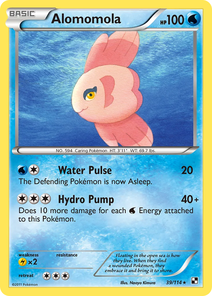 Alomomola Pokemon card