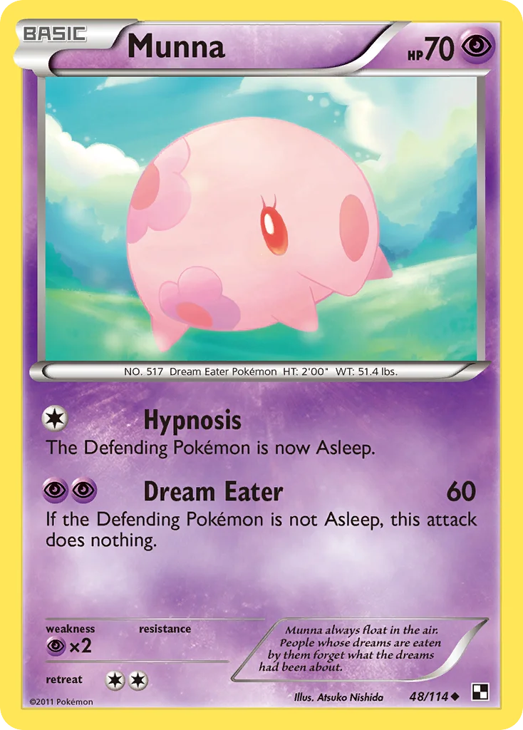 Munna Pokemon card