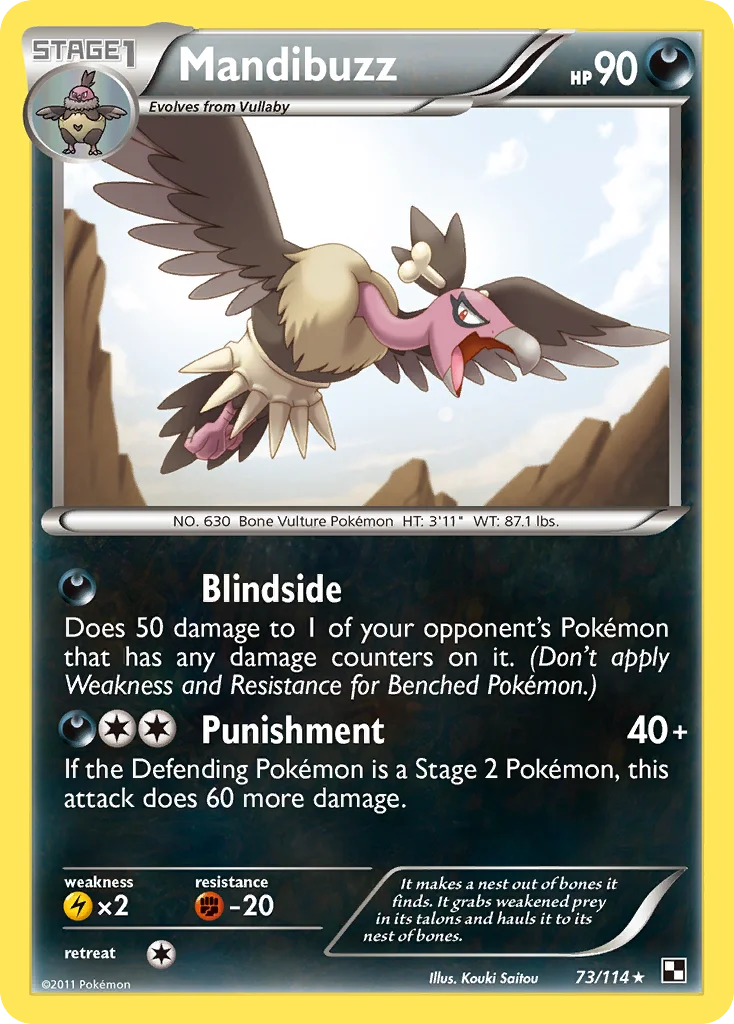 Mandibuzz Pokemon card