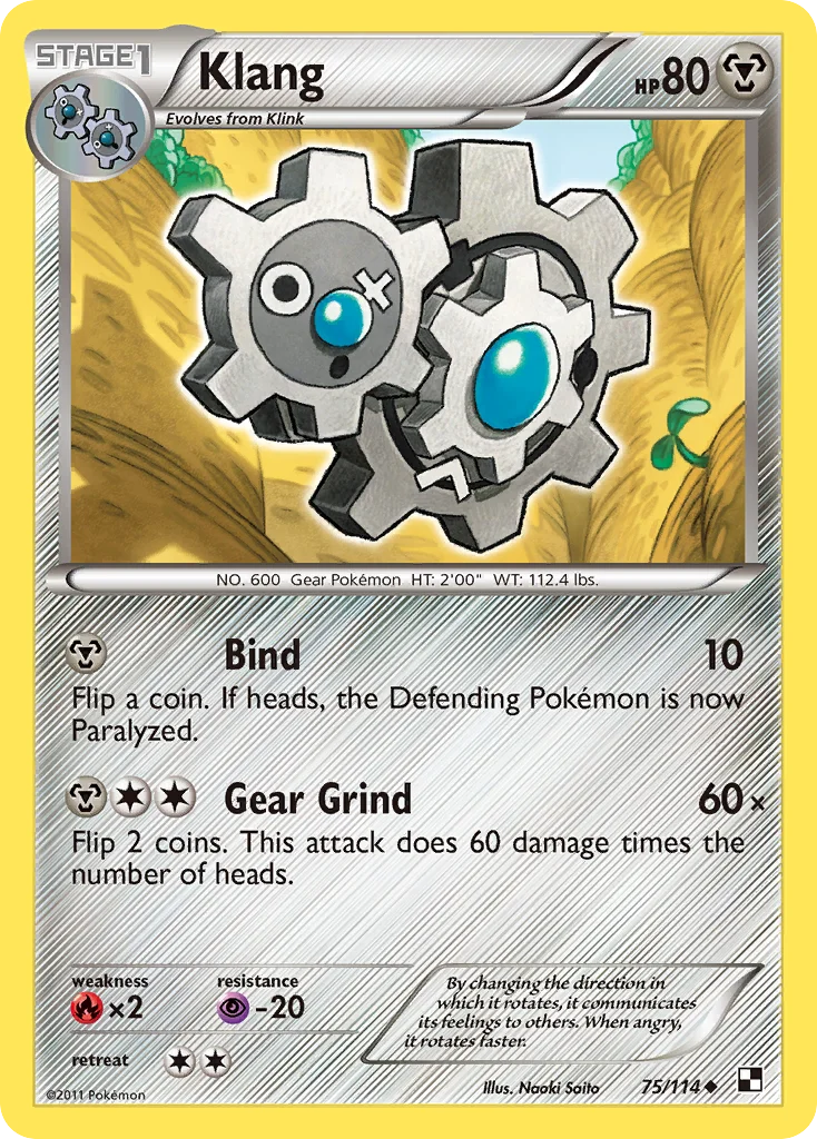 Klang Pokemon card