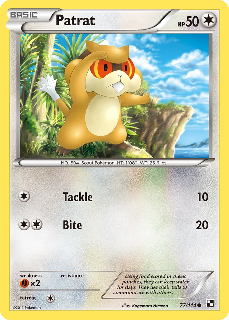 Patrat Pokemon card