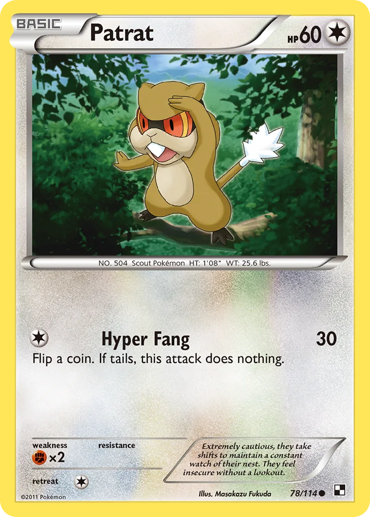 Patrat Pokemon card