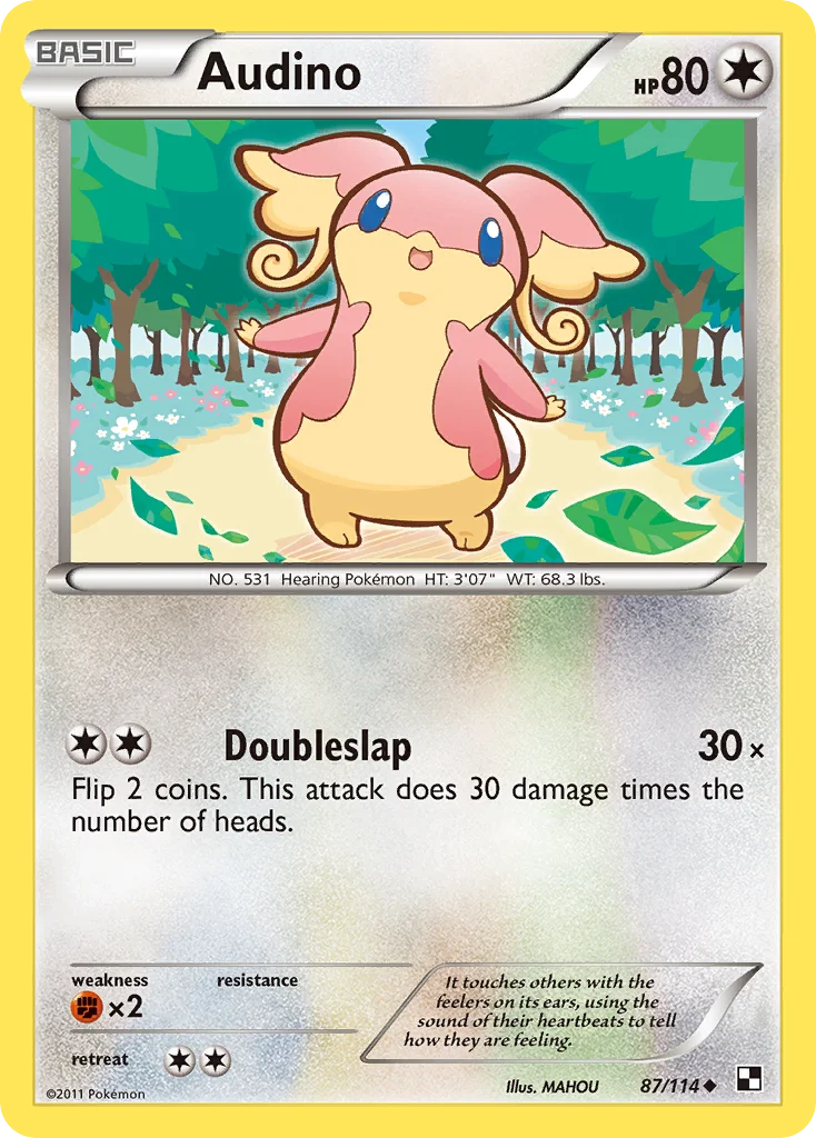 Audino Pokemon card