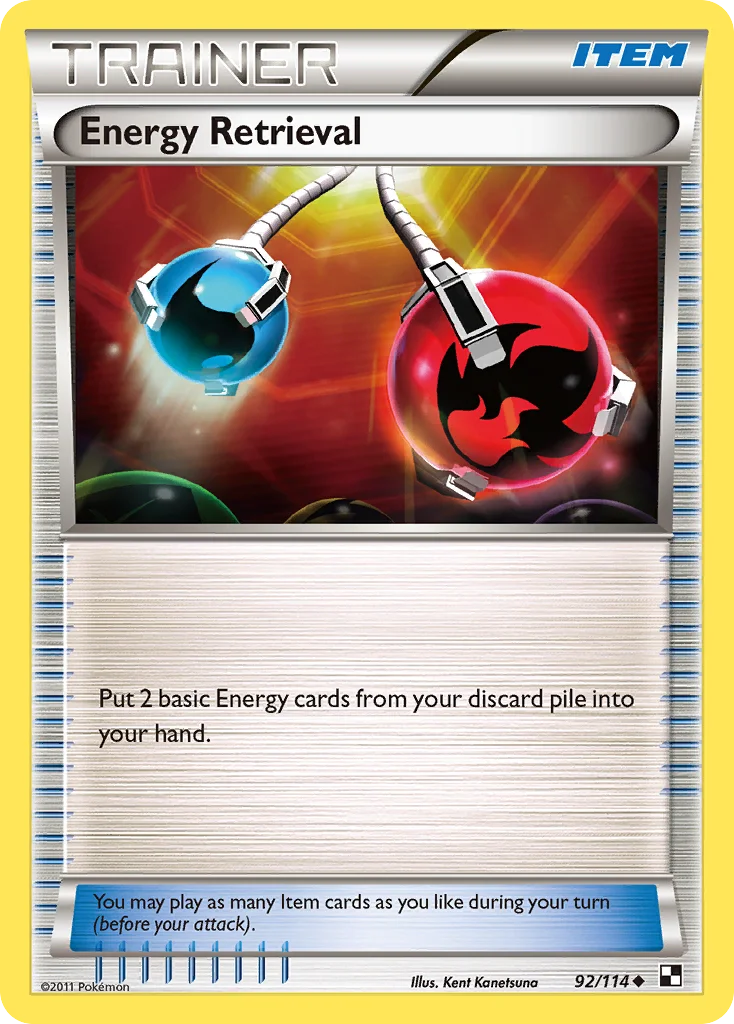Energy Retrieval Pokemon card