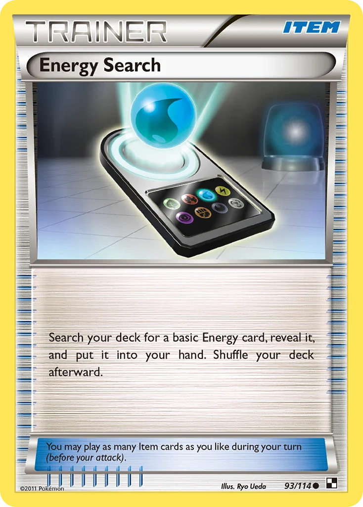 Energy Search Pokemon card