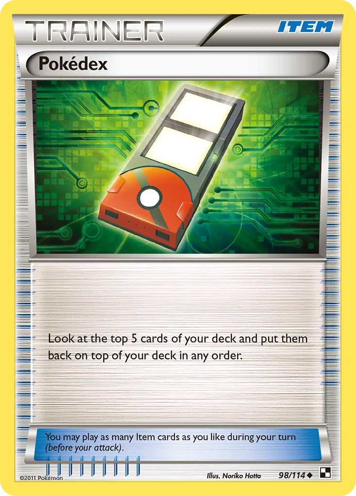 Pokédex Pokemon card