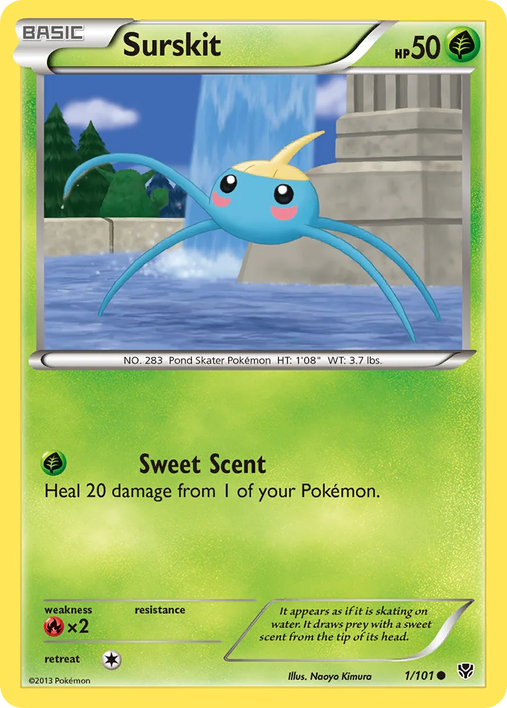 Surskit Pokemon card