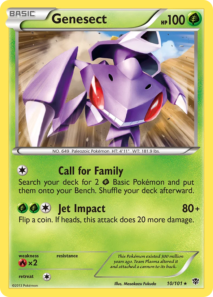 Genesect Pokemon card